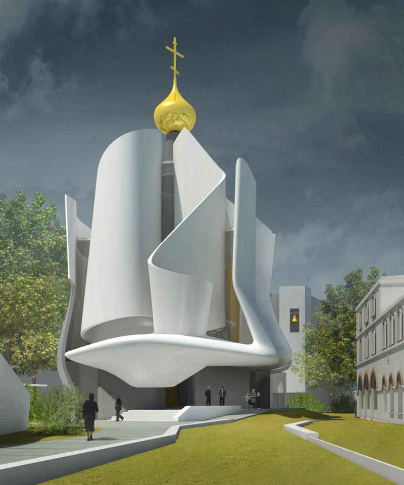 frederic borel architecte - Quai Branly église orthodoxe communauté