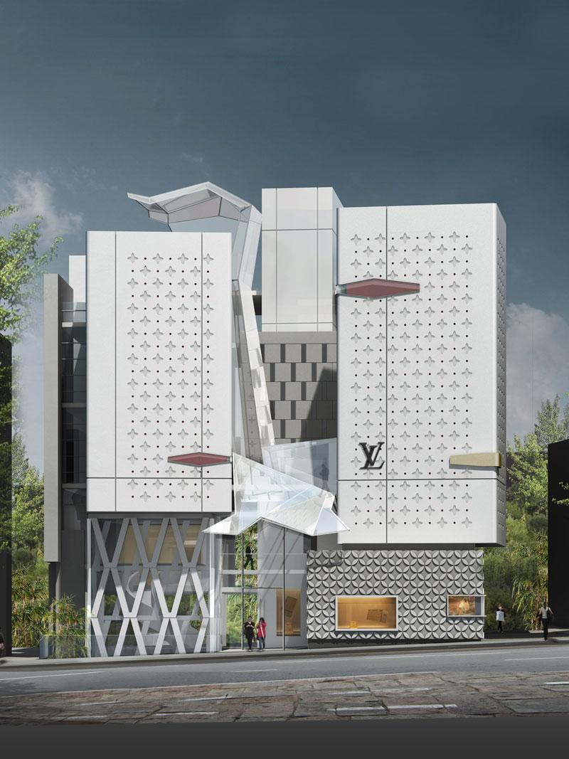 frederic borel architect - Seoul louis vuitton maison