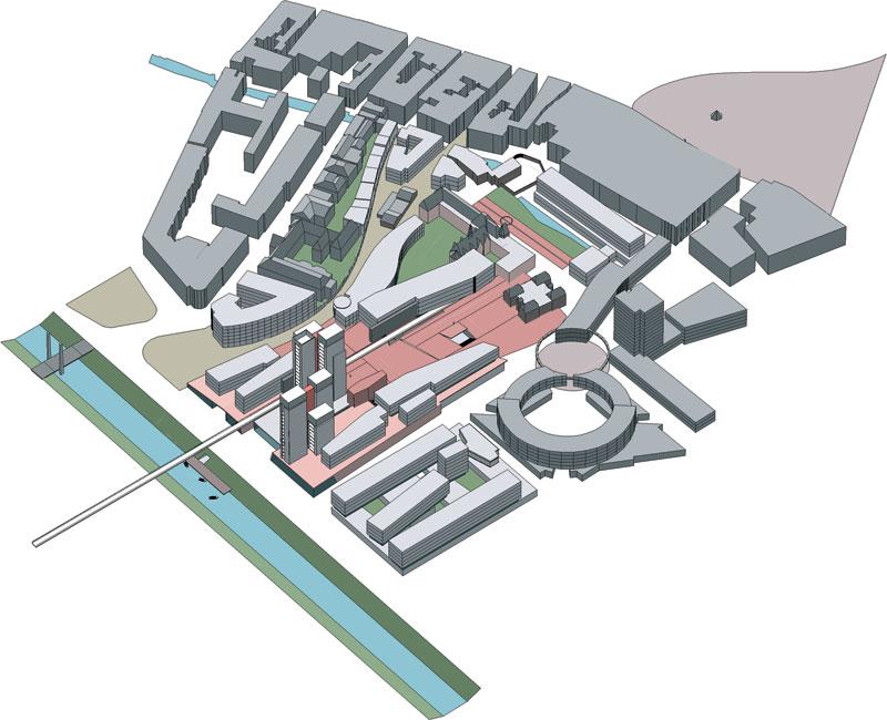 borel architecte - Nouveaux quartiers de ville : équipement publics, logements, bureaux, commerces